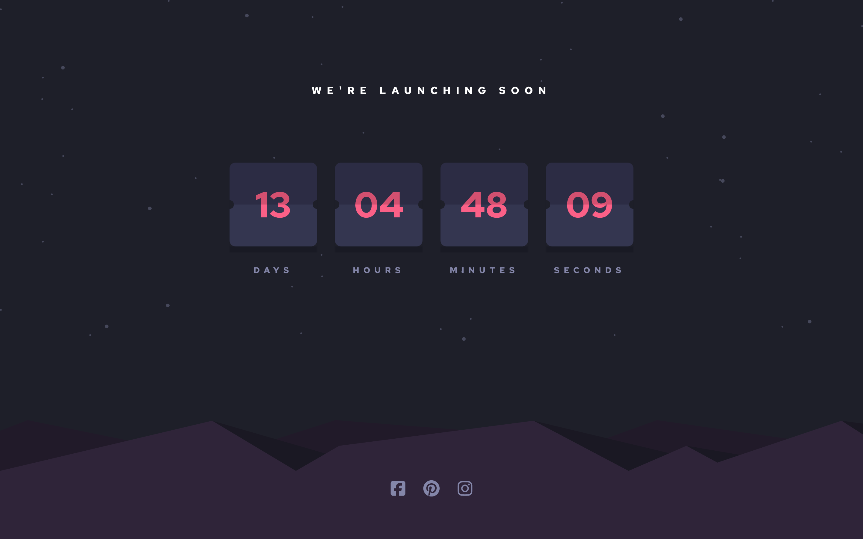 Launch countdown timer